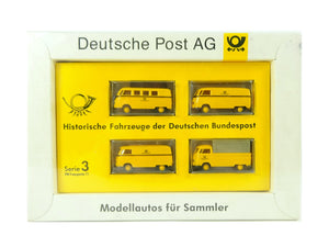 Brekina Post Serie 3 4er Set VW T1 Historische Fahrzeuge der DBP OVP