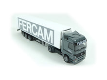 Laden Sie das Bild in den Galerie-Viewer, Herpa H0 MB Actros L Kühlkoffer-Sattelzug &quot;FERCAM&quot;  256650 OVP
