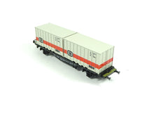 Laden Sie das Bild in den Galerie-Viewer, Märklin H0 Güterwagen Containerwagen mit 2 DB-Containern 4664 OVP
