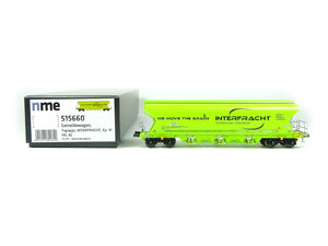 NME H0 Getreidewagen INTERFRACHT neongrün Tagnpps 515660 AC neu OVP