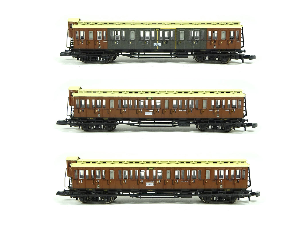 Märklin Z Abteilwagen-Set KPEV 87568 neu OVP