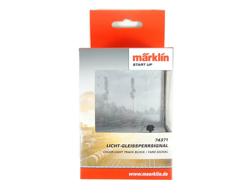 Gleis Licht Sperrsignal Start-up, Märklin H0 74371 neu, OVP