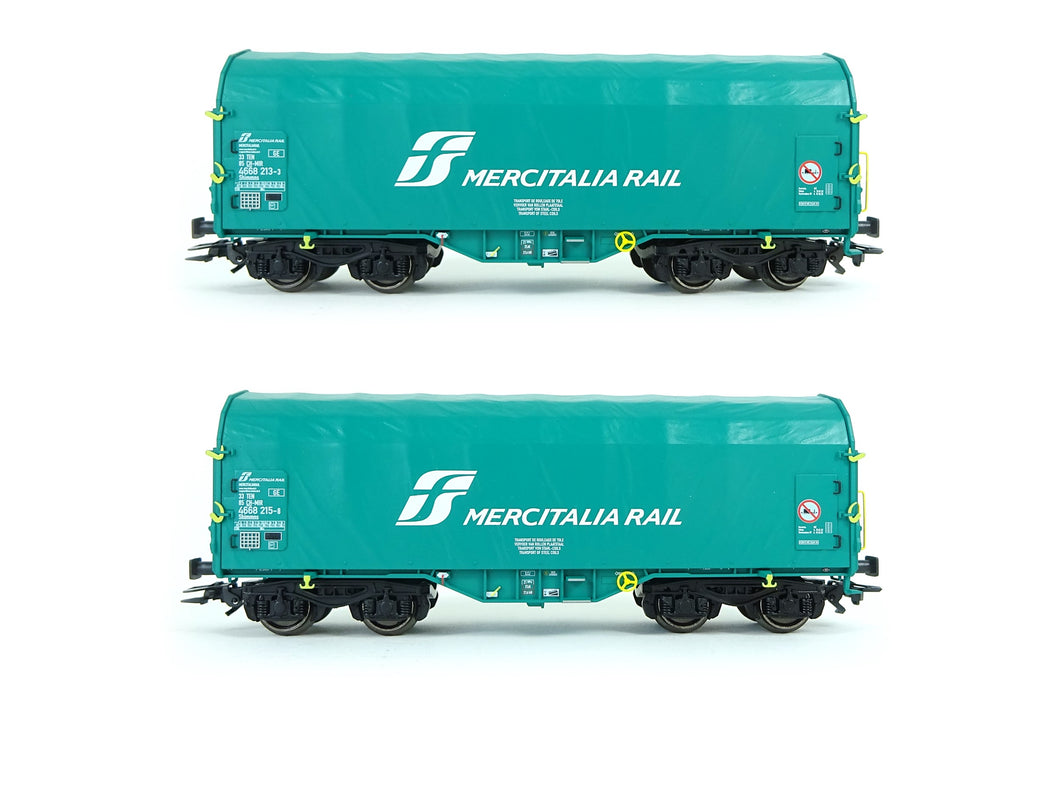 Märklin H0 Schiebeplanenwagen-Set Shimmns Merc 47228 neu OVP