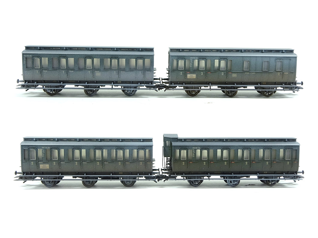 Märklin H0 Abteilwagen Set zur BR 78 gealtert verschneit DB 42048 4-tlg. neu OVP