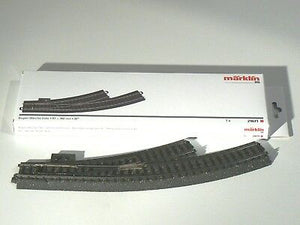 Märklin H0 24671, eine C Gleis gebogene Weiche links, neu, OVP