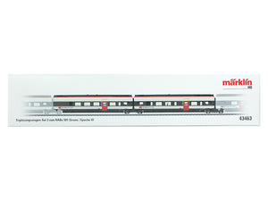 Ergänzungswagen-Set 3 zum RABe 501 Giruno, Märklin H0 43463 neu OVP