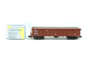 MInitrix N Güterwagen DB Cargo Rolldachwagen 15992 neu OVP