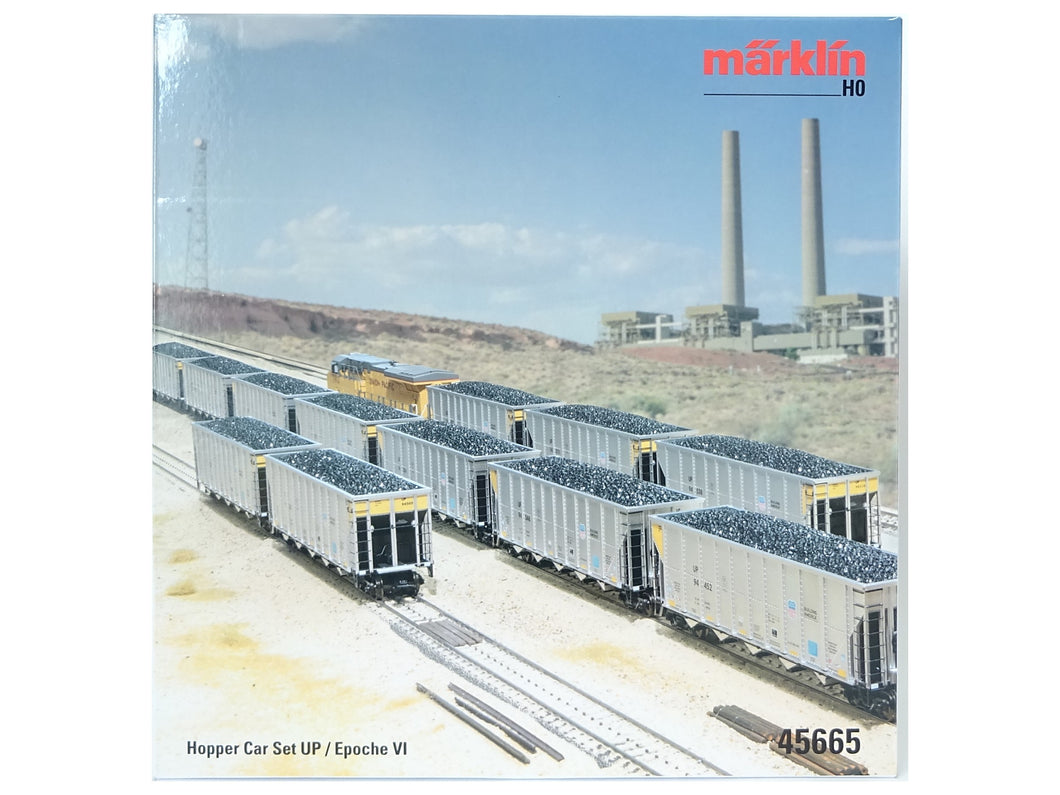 Märklin H0 Güterwagen US Hopper Car Set UP 12-teilig, 45665 neu OVP