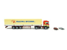 Laden Sie das Bild in den Galerie-Viewer, AWM H0 Modellauto Scania 4 R PrSZ multipli arcese 54315 OVP
