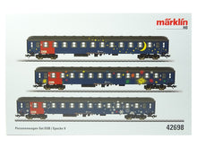 Laden Sie das Bild in den Galerie-Viewer, Märklin H0 Reisezugwagen-Set DSB 42698 neu OVP
