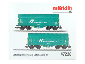 Märklin H0 Schiebeplanenwagen-Set Shimmns Merc 47228 neu OVP