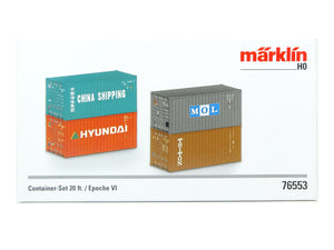 Märklin H0 Container-Set 20ft. 76553 neu OVP