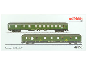 Märklin H0 Personenwagen Wagenset Post DB DBP 42850 neu OVP