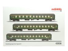 Laden Sie das Bild in den Galerie-Viewer, Märklin H0 Schnellzuf Wagen Set zum Postwagen DB 43936 neu OVP
