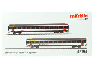 Märklin H0 Schnellzugwagen-Set EW IV A SSB 2-teilig 42154 neu OVP