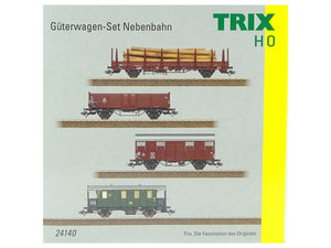 Trix H0 Güterwagen-Set Nebenbahn DB 24140 neu OVP