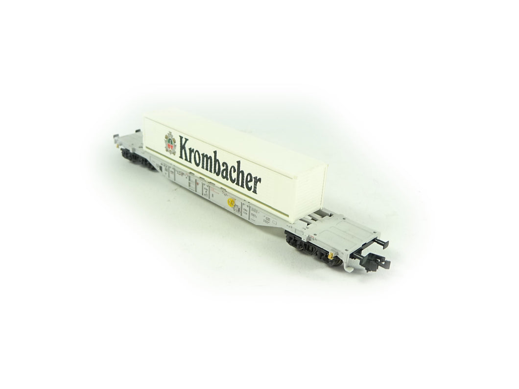 Minitrix N Containertragwagen Sgss Krombacher