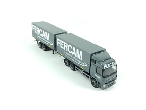 Herpa H0 MB Actros L Wechselkoffer-Hängerzug "Fercam" (I) 151016 OVP