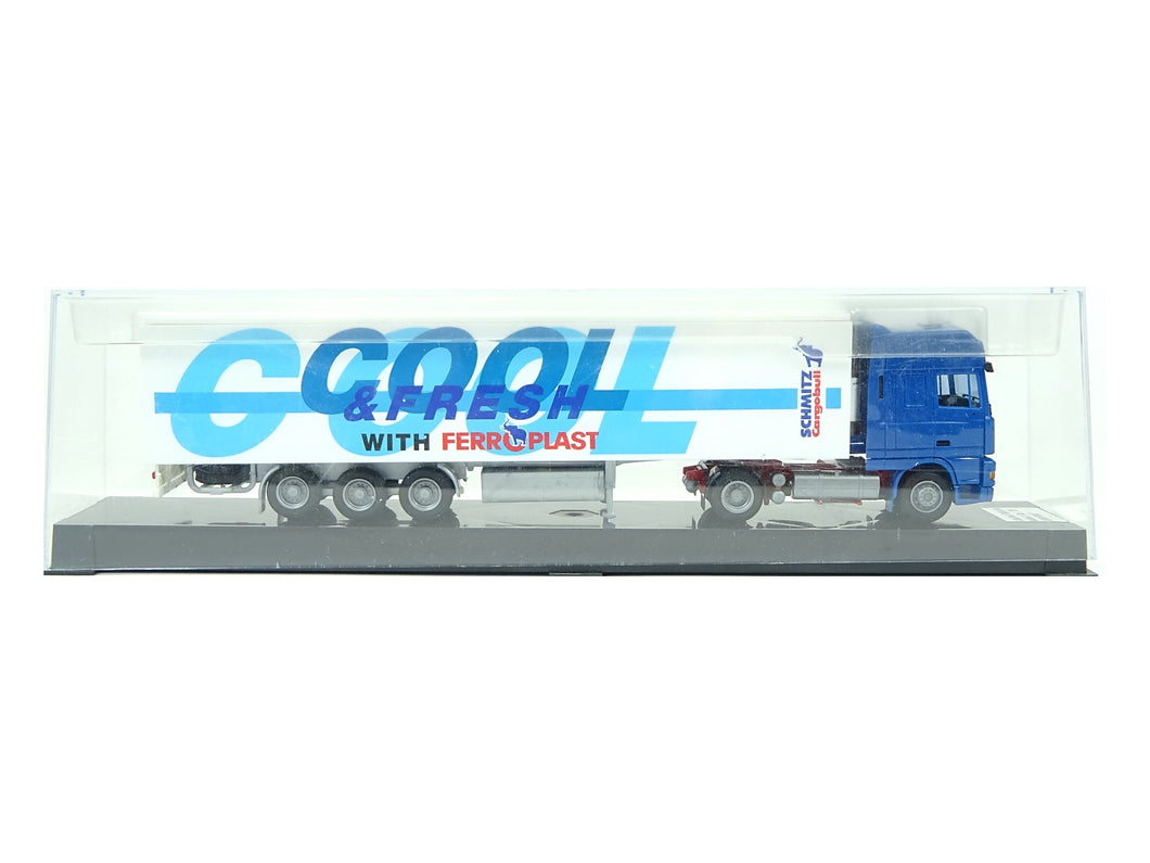 AWM H0 Modellauto DAF m Kühlauflieger „Schmitz Cargobull Cool & Fresh Ferroplast“