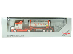 Herpa H0 Scania Hauber R.M.I. Global Logistic Services B.V. Rotterdam 25 FT Container