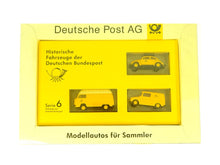 Laden Sie das Bild in den Galerie-Viewer, Brekina Deutsche Post Serie 4+6+9, Historische Fahrzeuge Deutsche Post OVP
