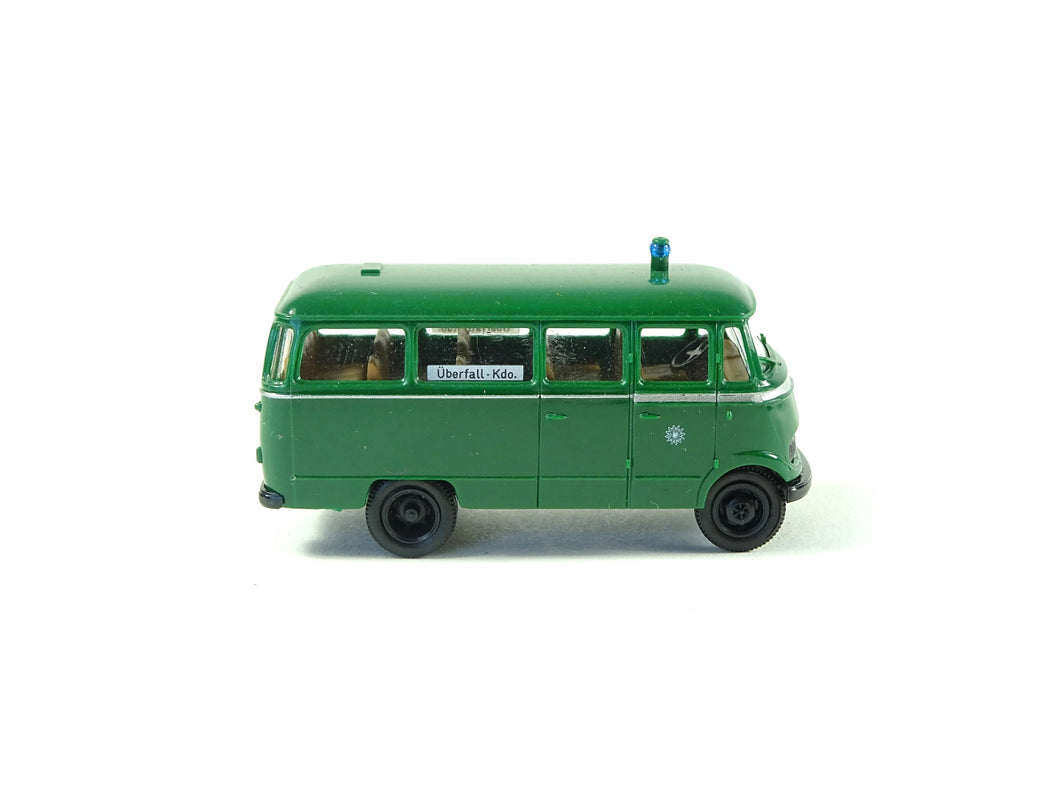 Brekina 1:87 Modellauto MB O 319 Bus Polizei Überfall-Kommando 3616 OVP