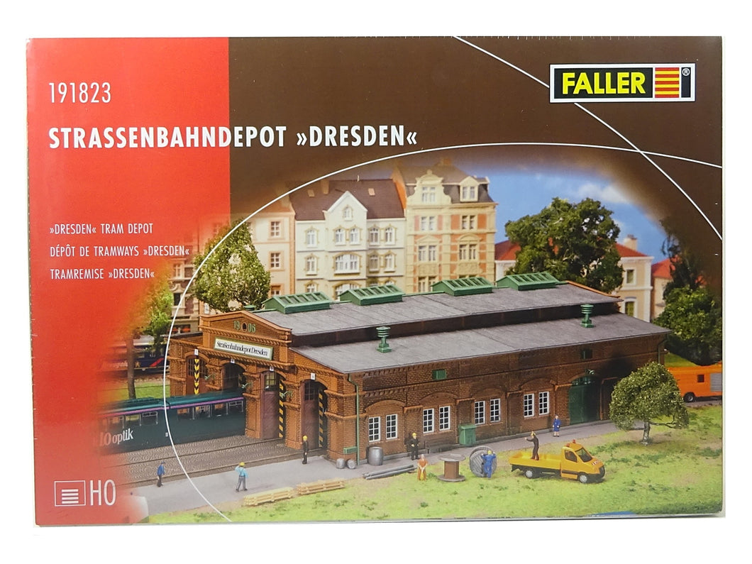 Faller H0 Bausatz Strassenbahndepot Dresden 191823 neu OVP