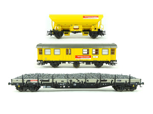 Märklin H0 Güterwagen Set Bahnbau Gruppe aus 26621 neu