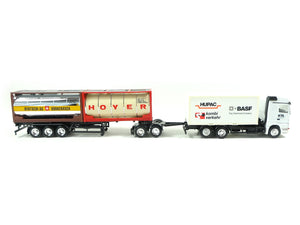 Herpa H0 MB Actros LH Container-LKW mit 40ft. Hänger "KTL" Sondermodell 278010 OVP