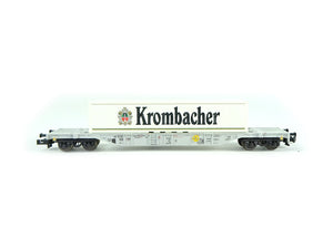 Minitrix N Containertragwagen Sgss Krombacher