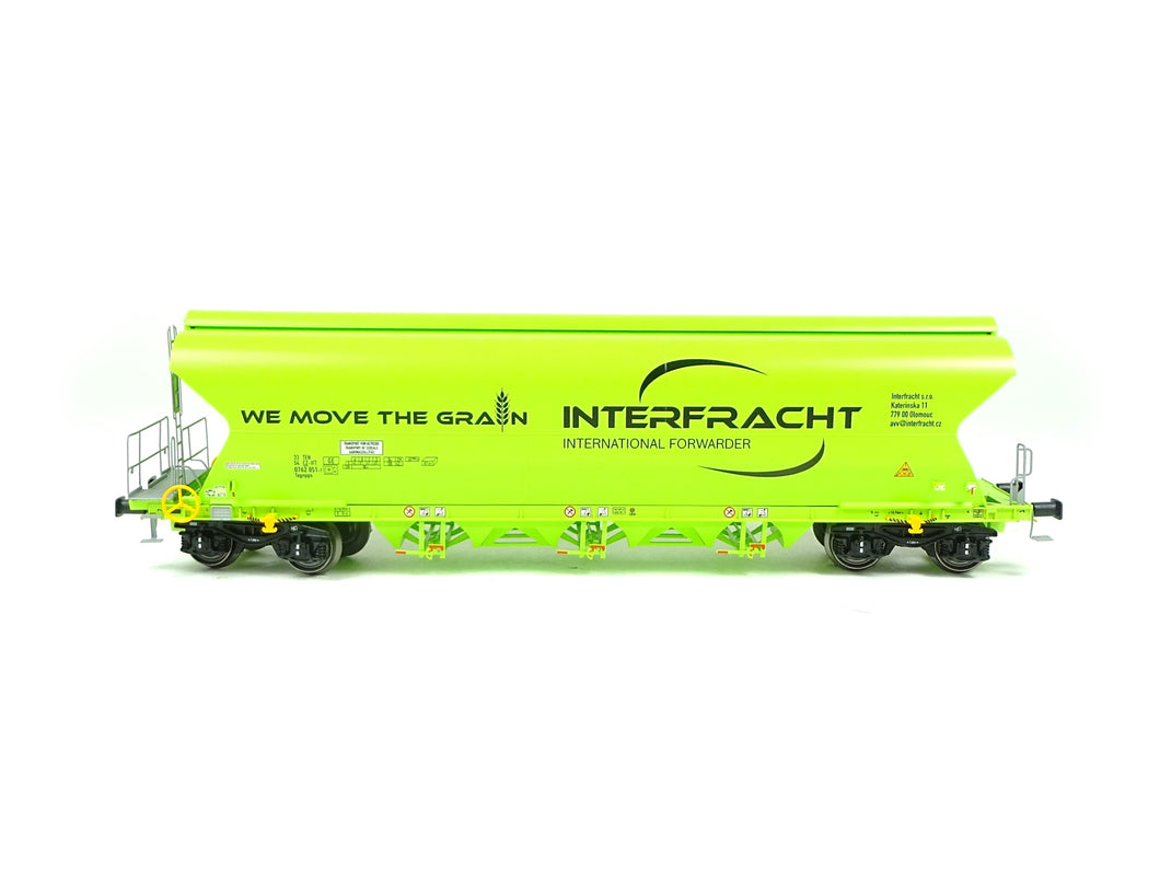 NME H0 Getreidewagen INTERFRACHT neongrün Tagnpps 515660 AC neu OVP