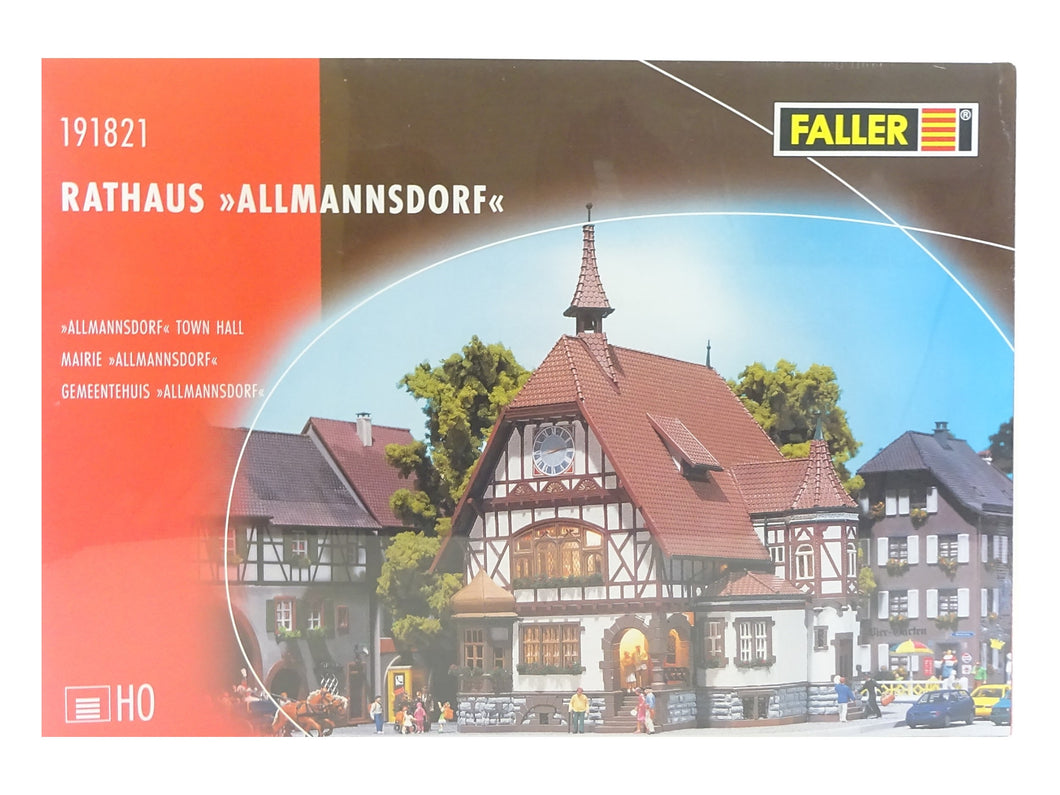 Faller H0 Modellbahn Bausatz Rathaus Allmannsdorf 191821 neu OVP