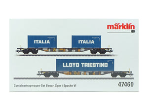 Containertragwagen-Set Bauart Sgns, Märklin H0 47460 neu OVP