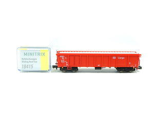 Minitrix N Güterwagen Rolldachwagen Tamns DB Cargo 18415 neu OVP