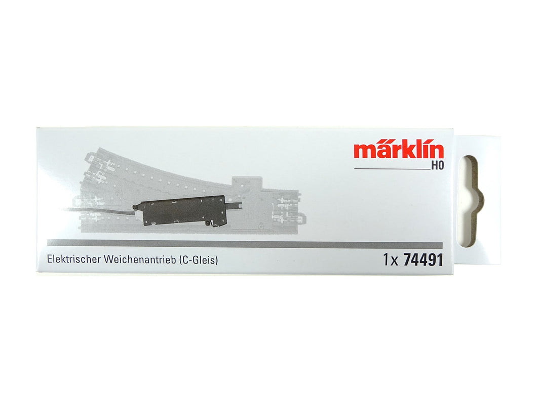 C-Gleis Weichenantrieb elektrisch, Märklin H0 74491 neu, OVP