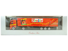 Laden Sie das Bild in den Galerie-Viewer, Herpa H0 MB SK &#39;94 Koffersattelzug &quot;Frolic&quot; Sondermodell 226486 OVP
