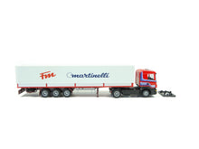 Laden Sie das Bild in den Galerie-Viewer, AWM H0 Modellauto Scania PR PL Sattelzug &quot;Fm Martinelli&quot; 71238 OVP
