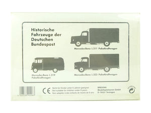 Brekina Modellauto 3-er Set MB Historische Fahrzeuge der DBP 902063 OVP