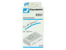 Laden Sie das Bild in den Galerie-Viewer, Viessmann H0 Universal-Relais 1 x 4UM 5551 OVP
