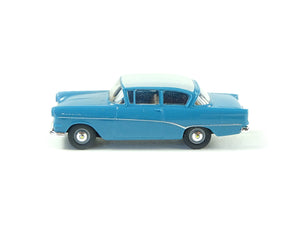 Brekina 1:87 Modellauto Opel Record hellblau