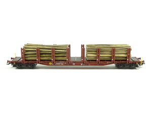 Märklin H0 Rungenwagen Holztransport DB aus 47154 neu OVP