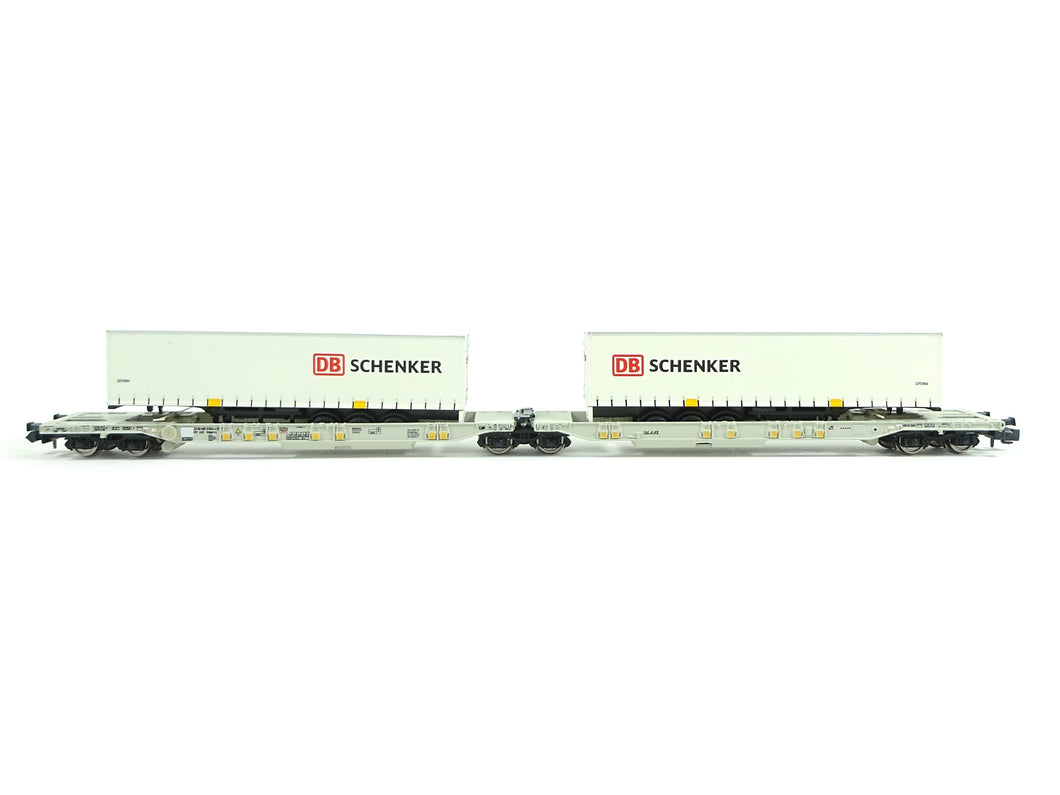 Hobbytrain N Doppeltaschenwagen Sdggmrss AAE DB Schenker 23754 OVP