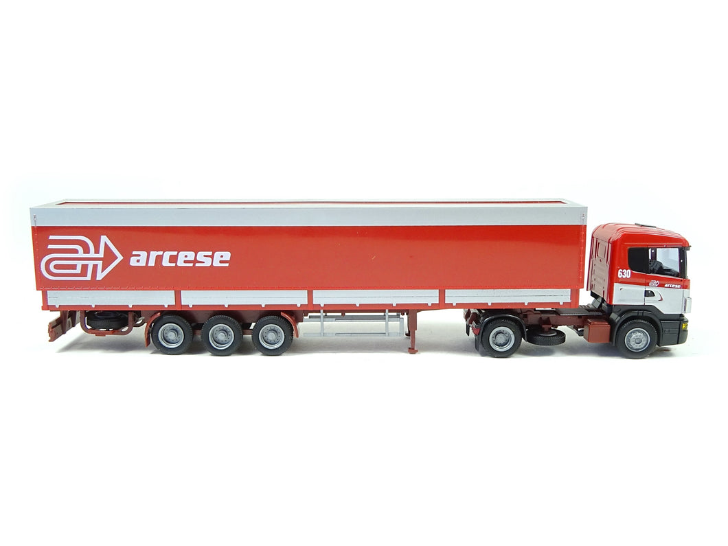 AWM H0 Modellauto Scania R144 Planensattelzug 2/3 