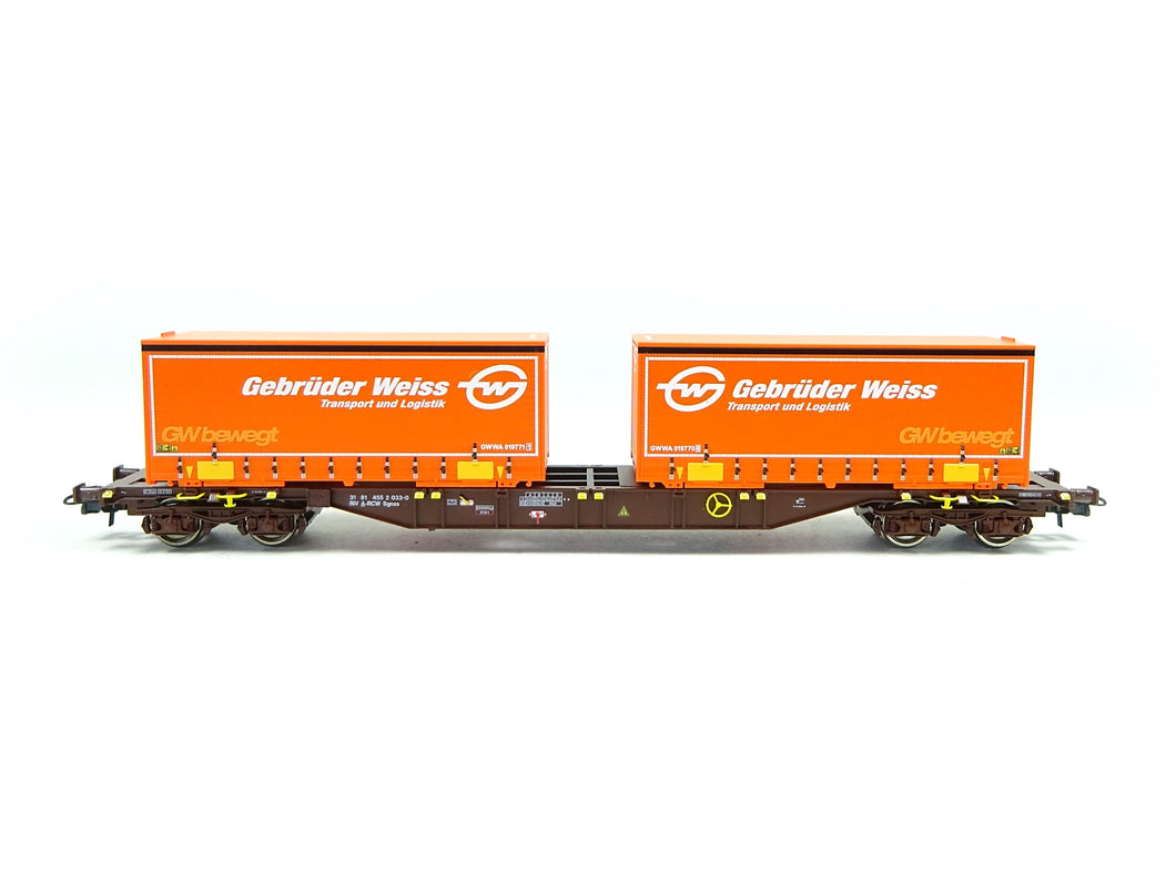 Güterwagen Containertragwagen ÖBB, Roco H0 77344 neu OVP