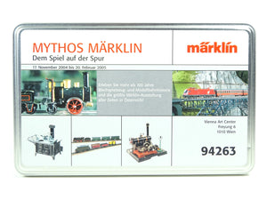 Märklin H0 Güterwagen Rungenwagen m. Ladung "Mythos Märklin" in Blechdose 94263 OVP