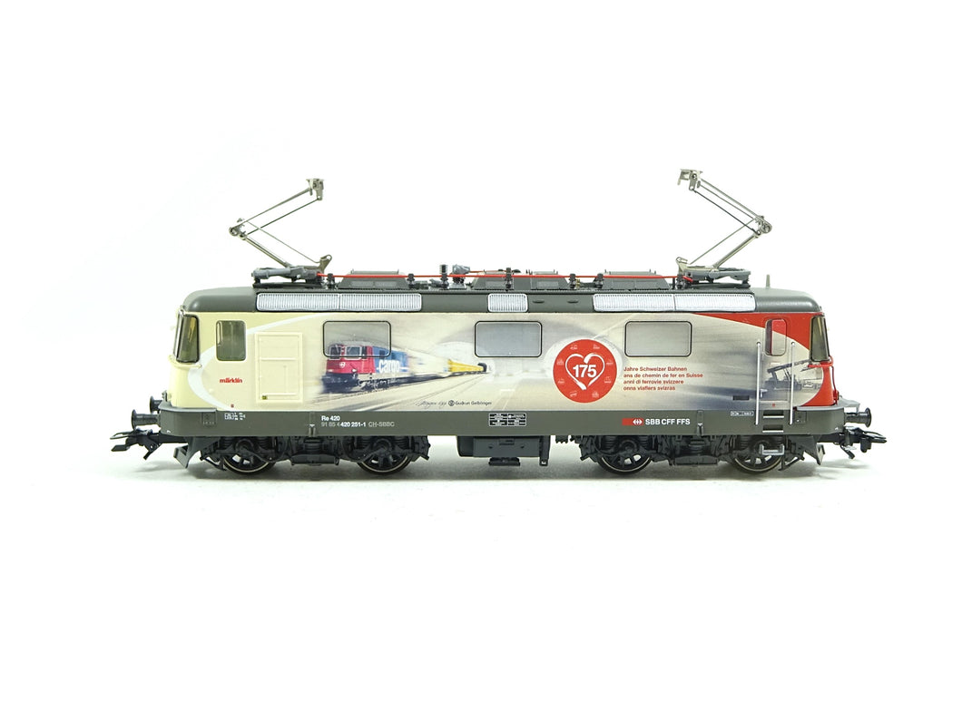 E Lok mfx Re 420 SBB 175 Jahre Schweizer Bahnen, digital sound, Märklin H0 37875 neu OVP