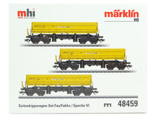 Laden Sie das Bild in den Galerie-Viewer, Güterwagen Seitenkippwagen-Set Fas/Fakks MHI, Märklin H0 48459 neu OVP
