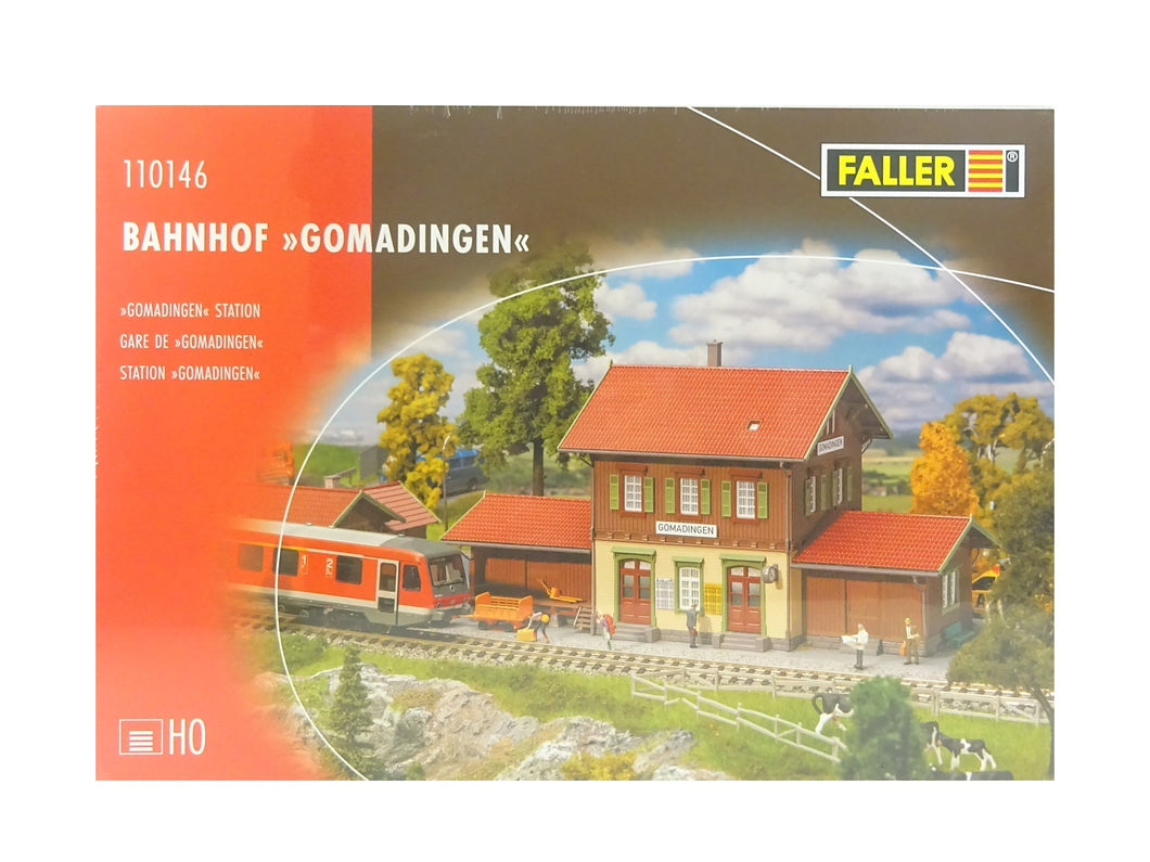 Modellbau Bausatz Bahnhof Gomadingen, Faller H0 110146 neu OVP