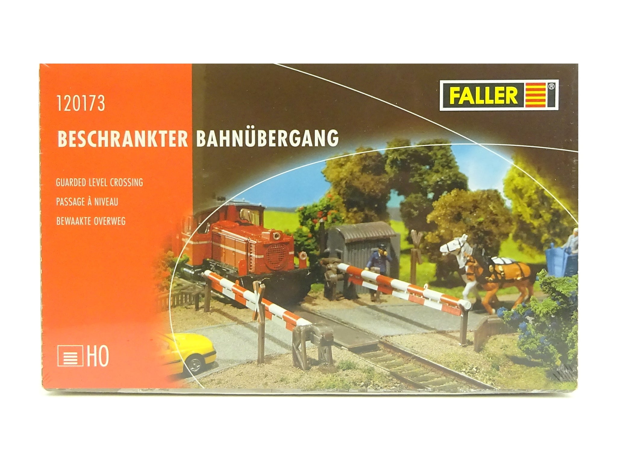 Modellbahn Bahnübergang beschrankt, Faller H0 120173 neu OVP