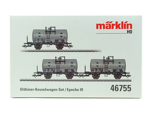 Oldtimer-Kesselwagen-Set Martha ÖBB, Märklin H0 46755 neu OVP